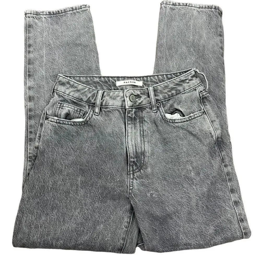 Pacsun the mom jean gray size 24